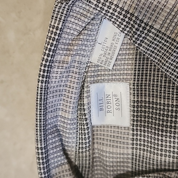 Bill Robin Son Adult Large Mens Long Sleeve Button Down Collared Shirt - Picture 2 of 2